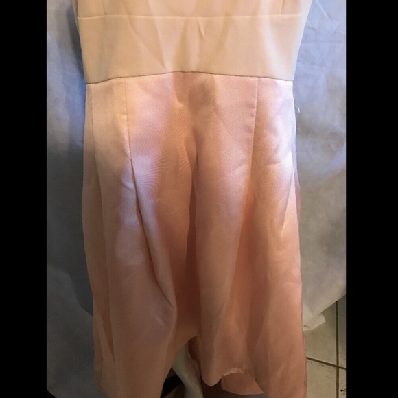NWD Eliza J Crepe & Mikado High/Low Gown Blush Pink [PLUS SZ‎ 14W ] - Picture 6 of 8